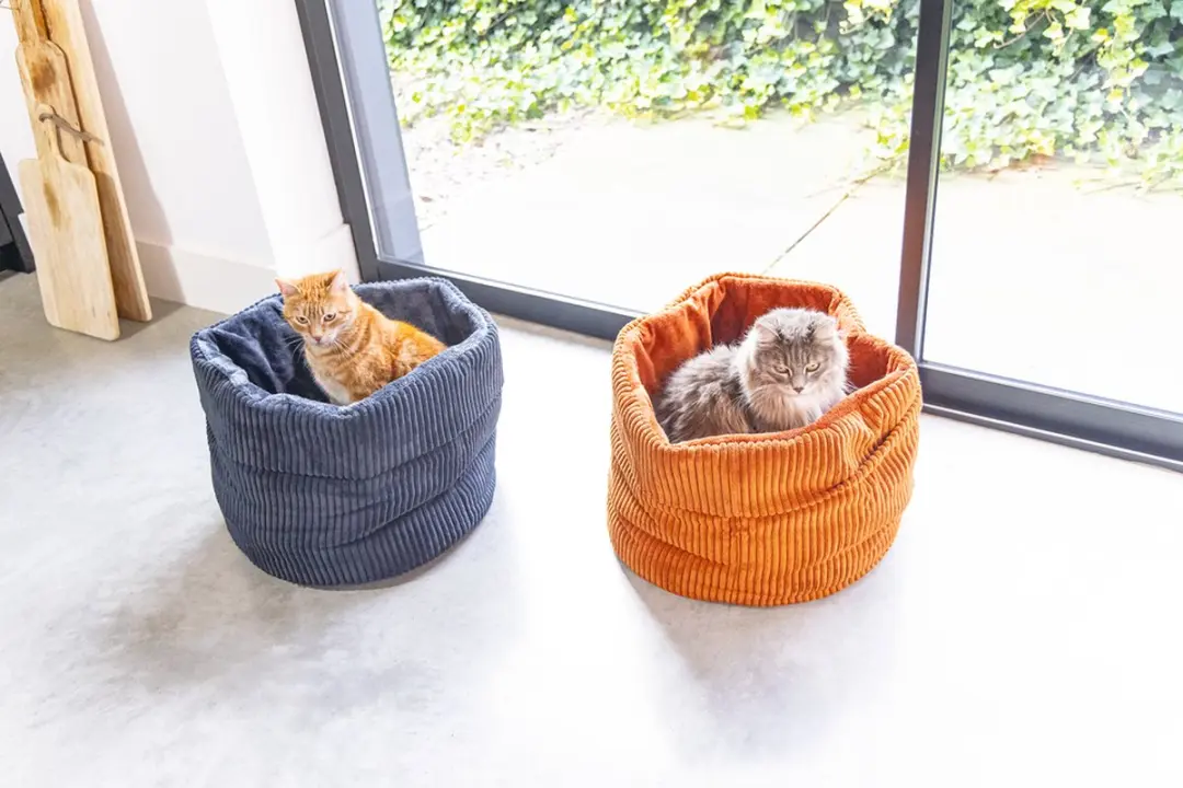 Designed by Lotte Kattenmand Ribbed Antraciet 50x50x35cm
