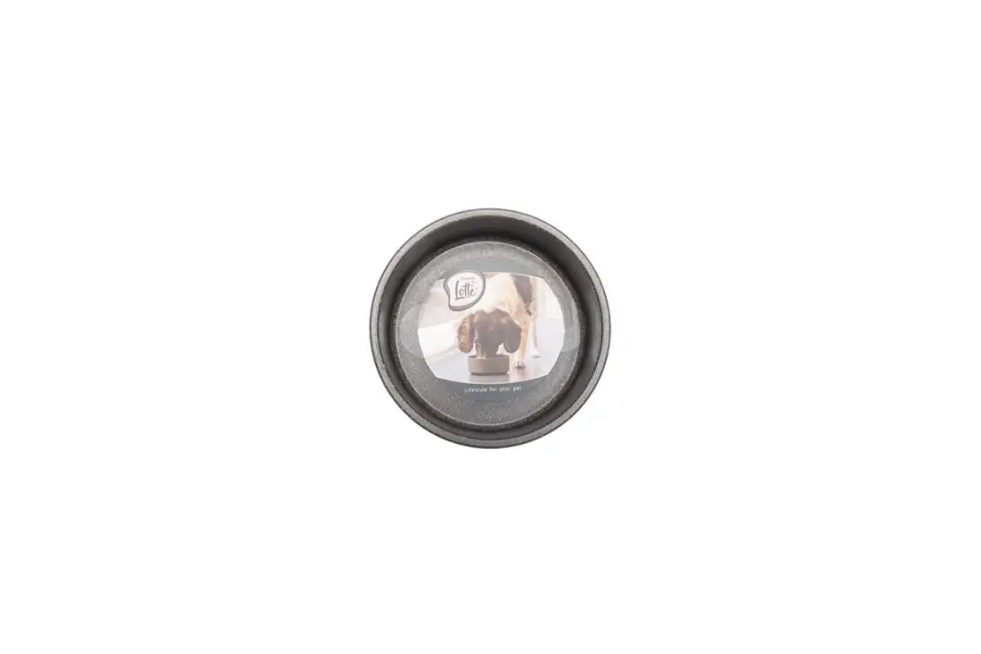Designed by Lotte Noor Voerbak Hond - Bamboe Grijs 12cm