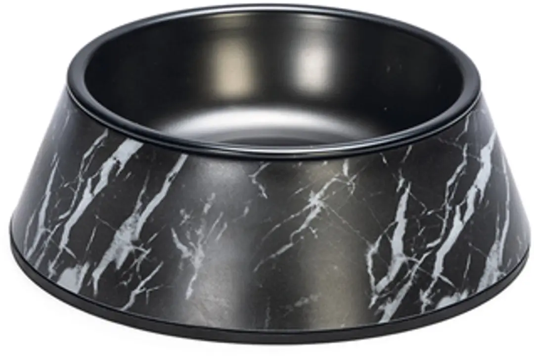 Designed by Lotte Eetbak Meis Hondenvoerbak - Melamine 160ml - Zwart