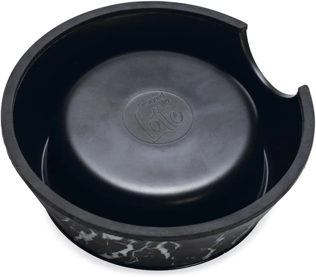Designed by Lotte Eetbak Meis Hondenvoerbak - Melamine 160ml - Zwart