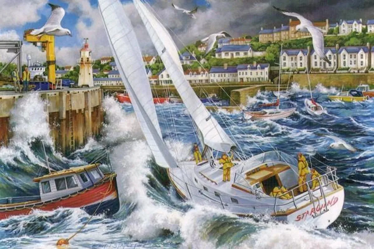 House of Puzzles Storm Chased 1000 Stuks - HP0338 Multicolor