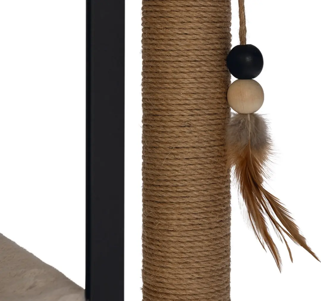 Designed by Lotte Krabpaal Nala - 3 Ligplekken - Hout/Jute