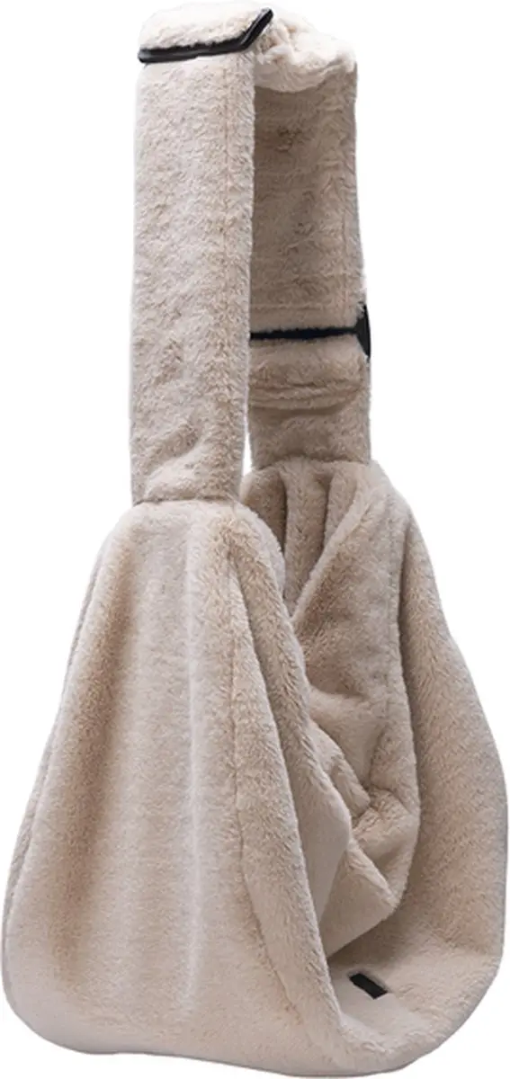 Designed by Lotte Laki Draagtas Hond - Beige 48x20x35cm