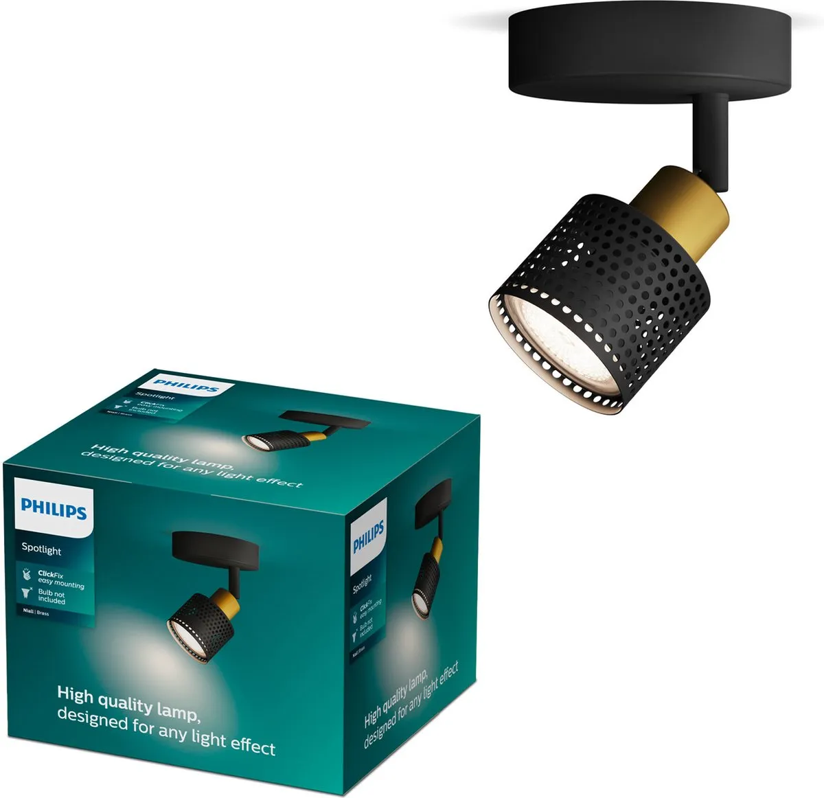 Philips Niall Spot Wandspot GU10