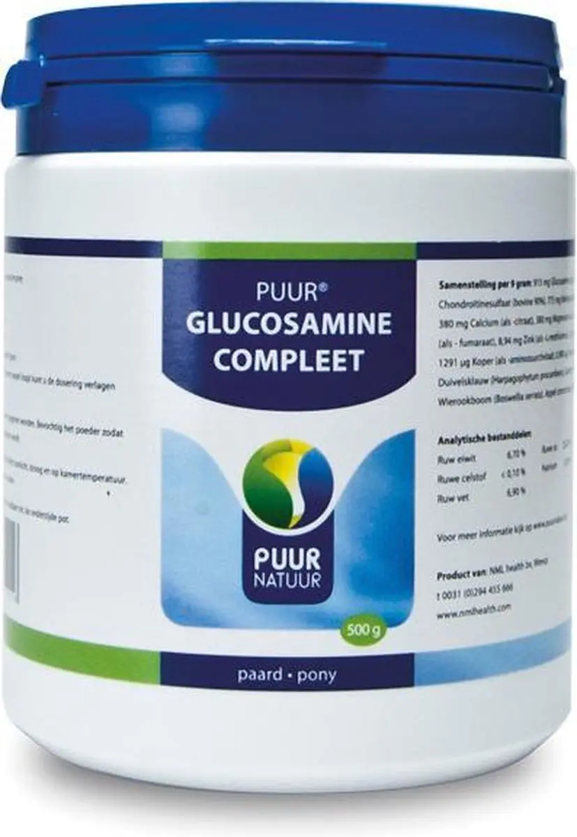Puur Glucosamine Compleet Paard - 500ml - Wit