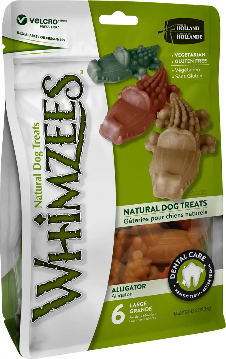 Whimzees Krokodil Kauwsnacks L