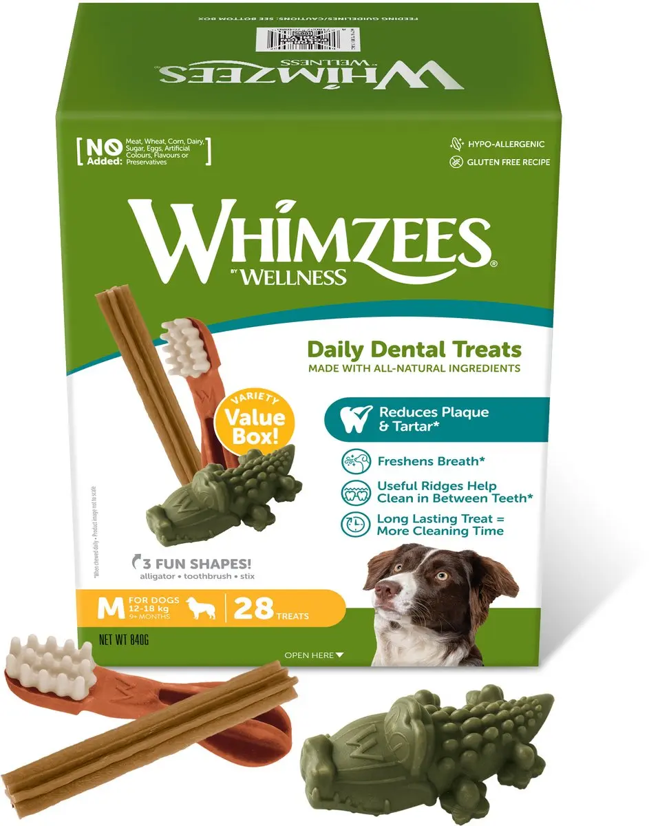 Whimzees Variety Box M Kauwsnacks - 28 Stuks