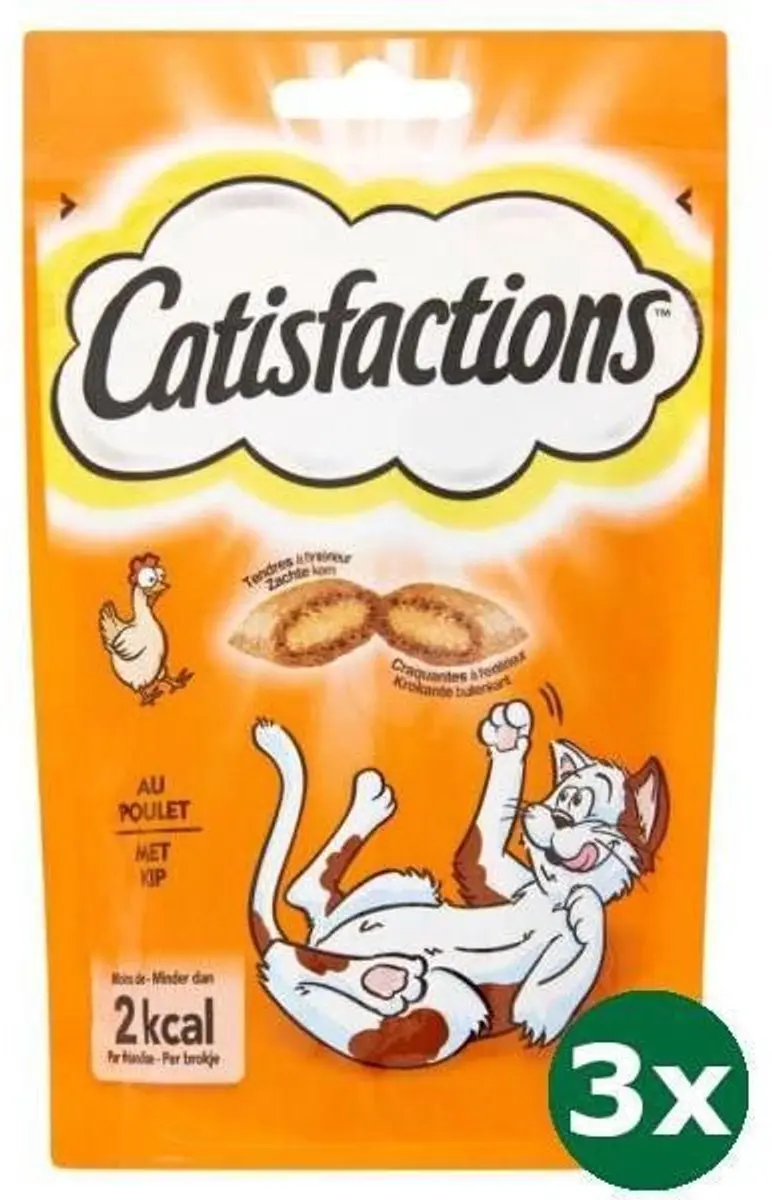 Catisfactions kip 3x 60 gr