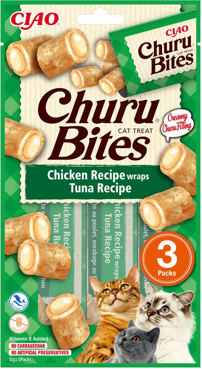 Inaba Churu Bites Kip Tonijn 42g