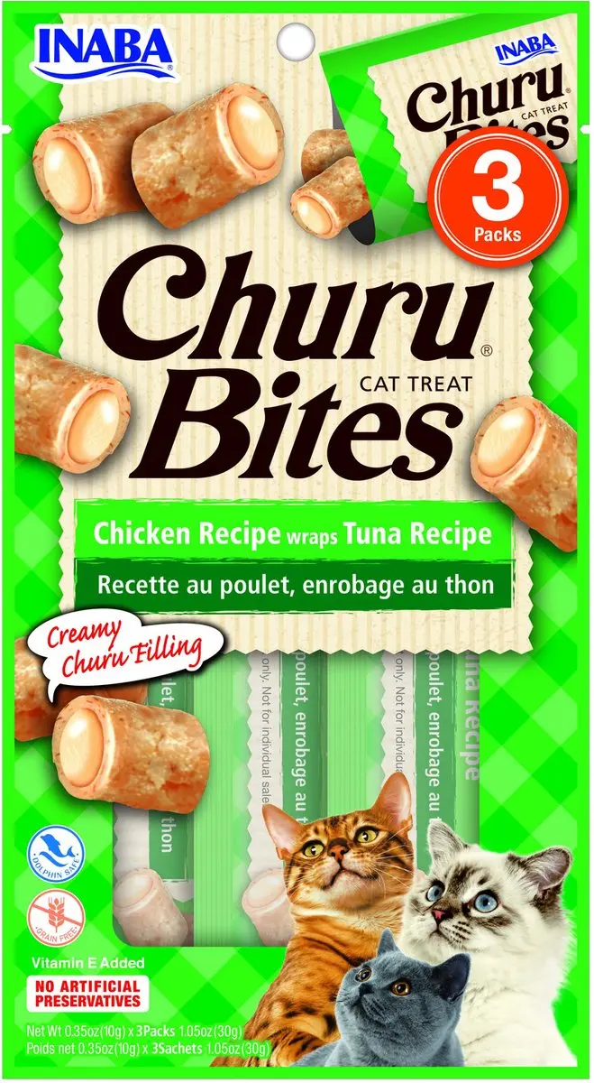 Inaba Churu Bites Kip Tonijn 42g