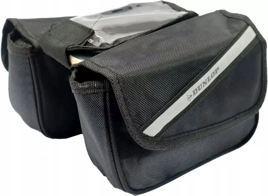 Dunlop Dubbele Fietstas Frame Waterdicht met Telefoonhouder
