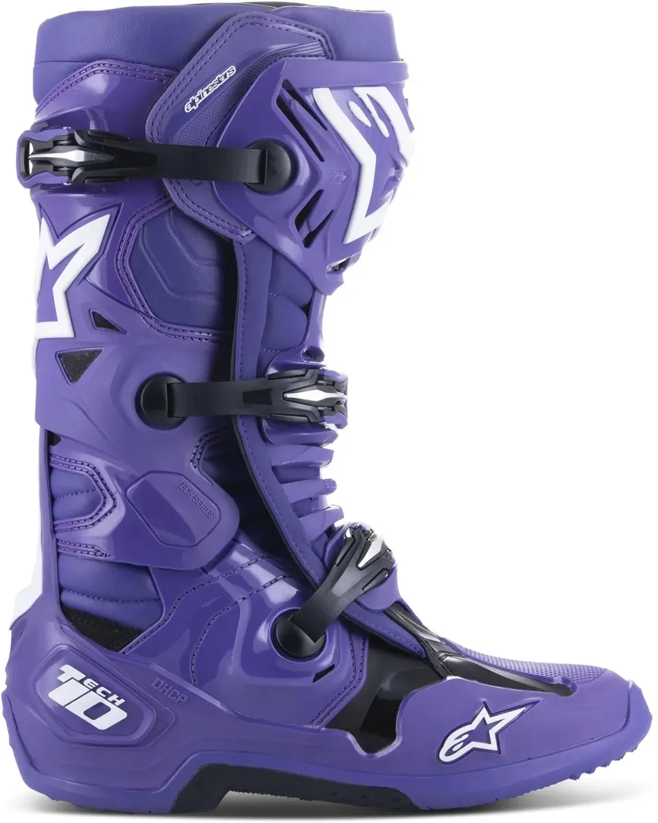 Alpinestars Tech 10 Ultraviolet Schoenen - Zwart - afbeelding 2 van 2