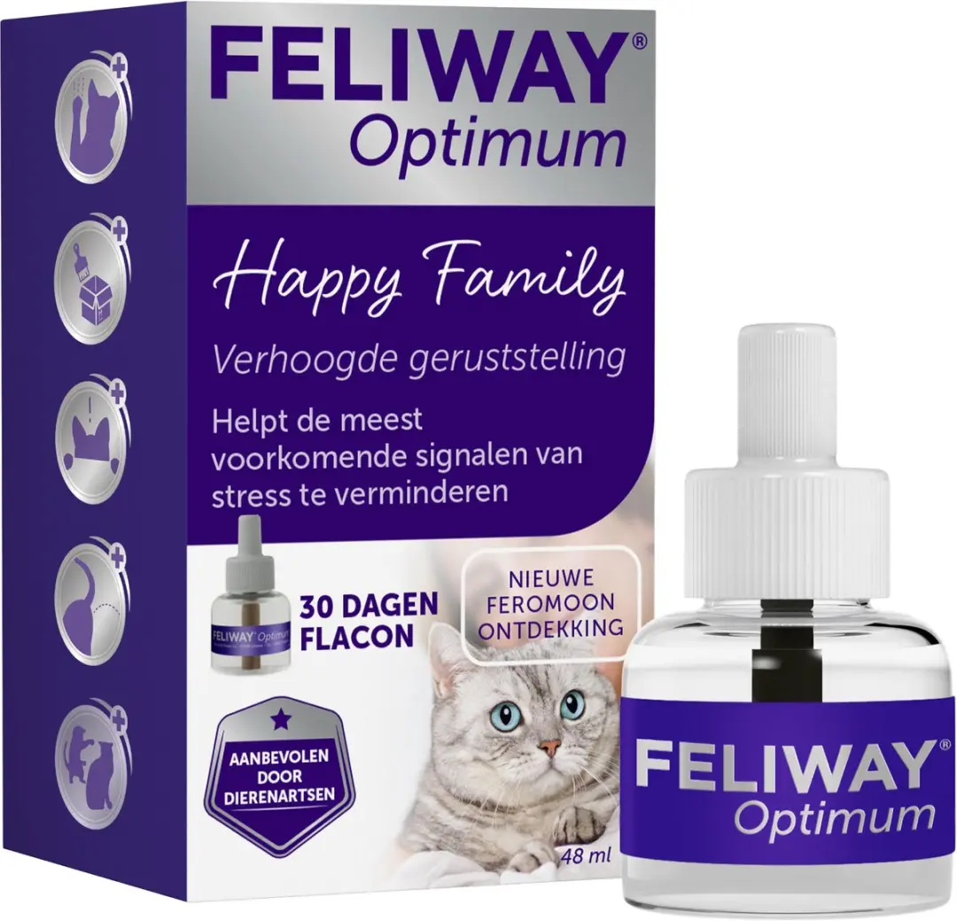 Feliway Optimum Navulling Kat 48ml