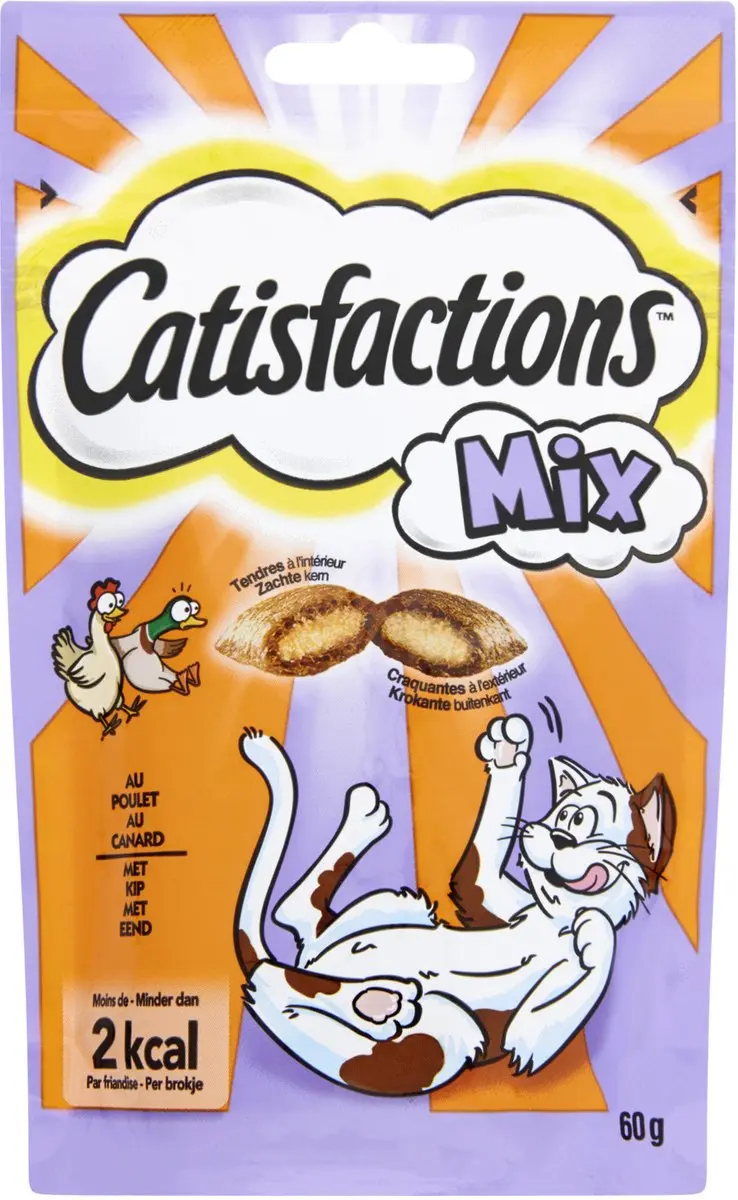 Catisfactions Kattensnoepjes Mix 60g