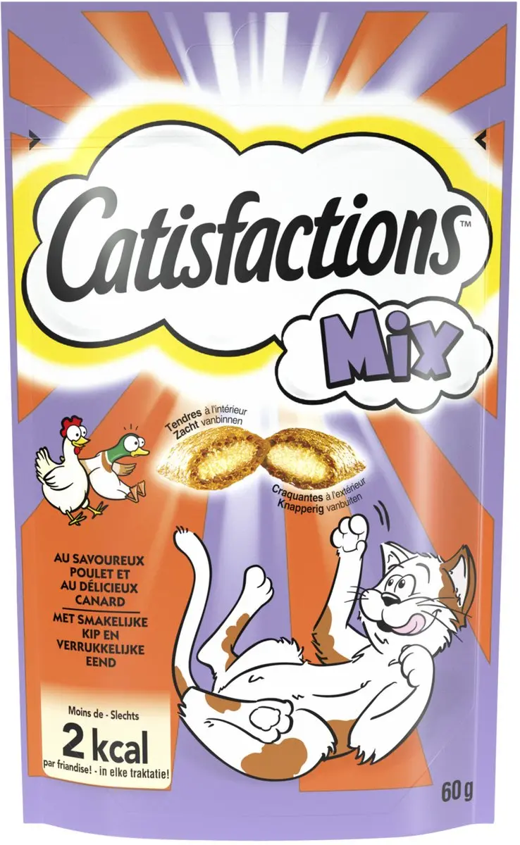 Catisfactions Kattensnoepjes Mix 60g