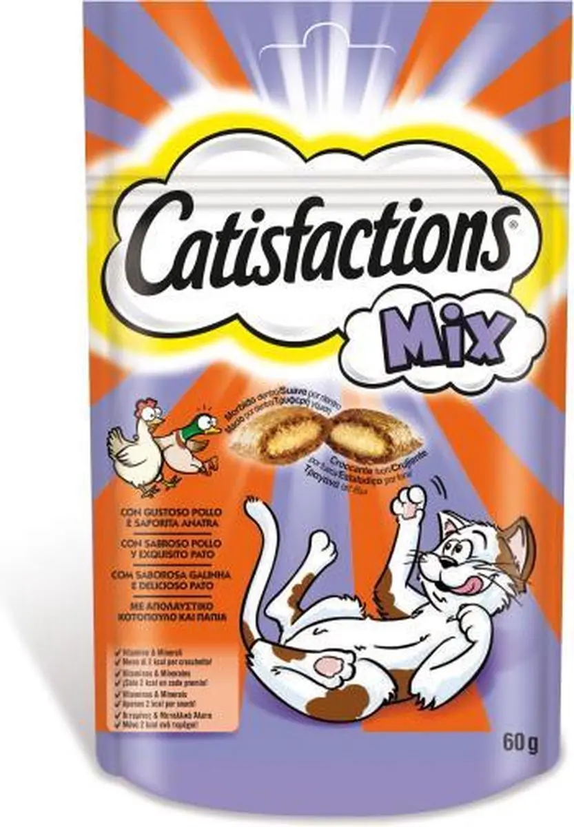 Catisfactions Kattensnoepjes Mix 60g