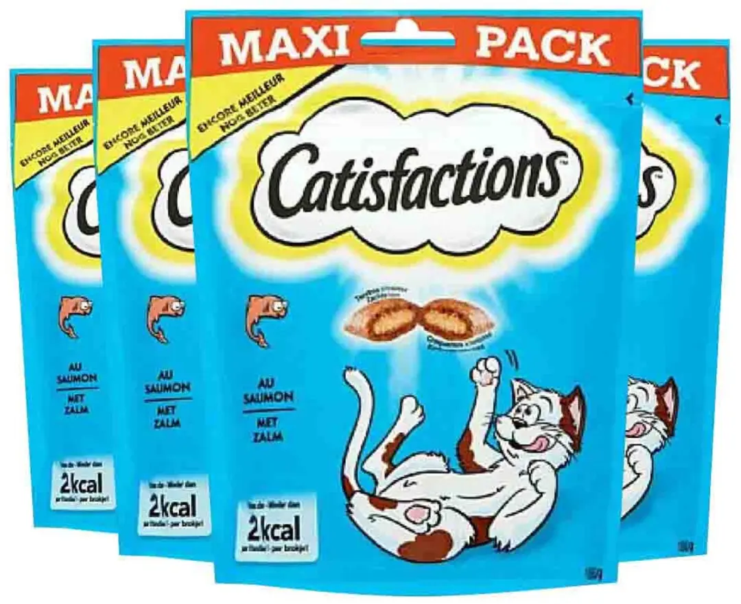 Catisfactions Megabox Kattensnoepjes Kip Kaas Zalm