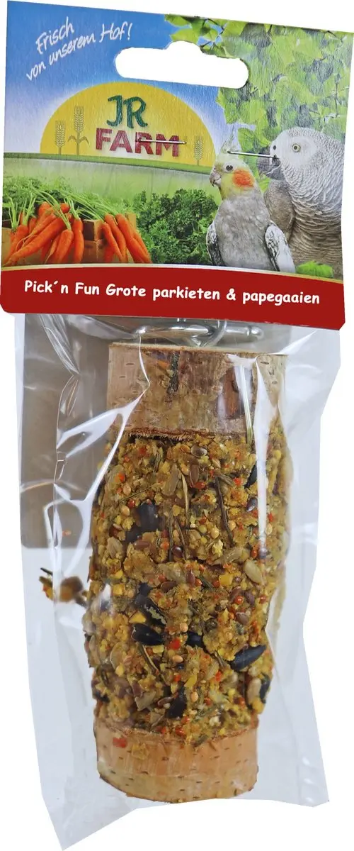 JR Farm Pick'N'Fun Grote Parkiet & Papegaai - 185 Gram - afbeelding 2 van 4