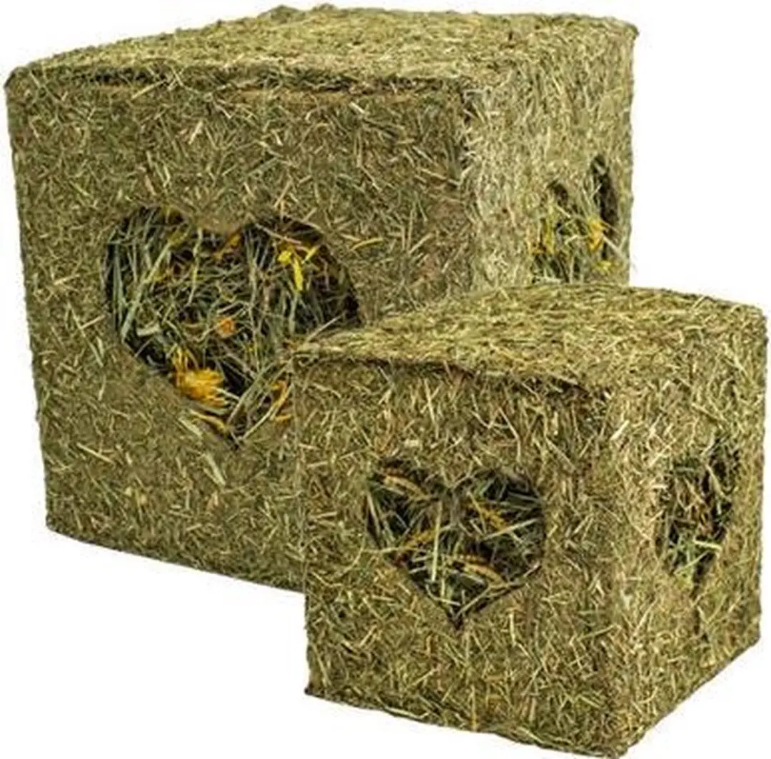 JR Farm Hooiblok Met Bloemen - 450g