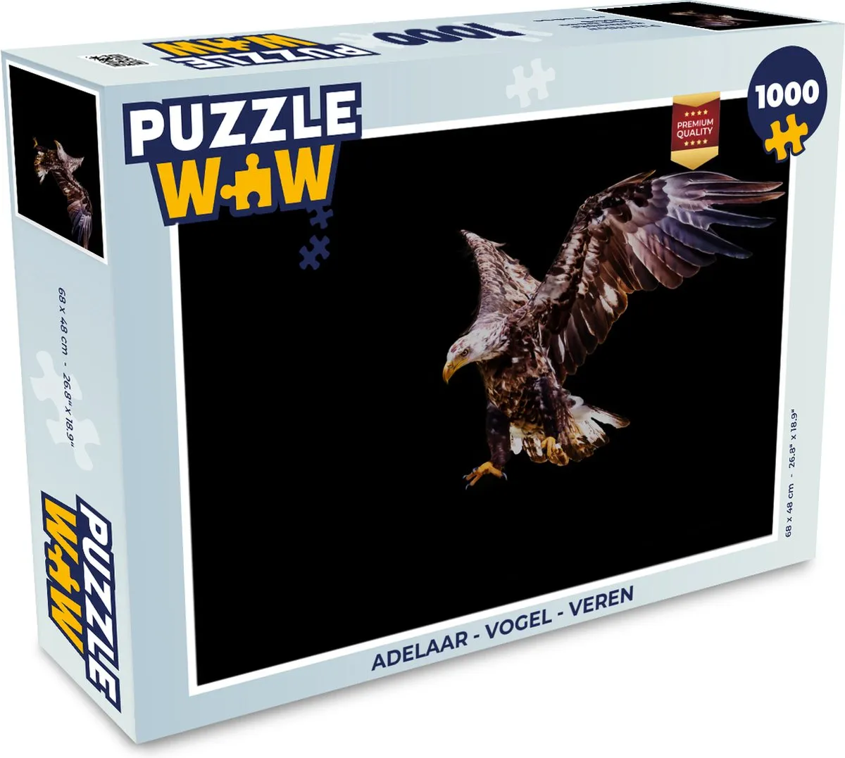 PuzzleWow Adelaar Vogel Legpuzzel 1000 Stuks