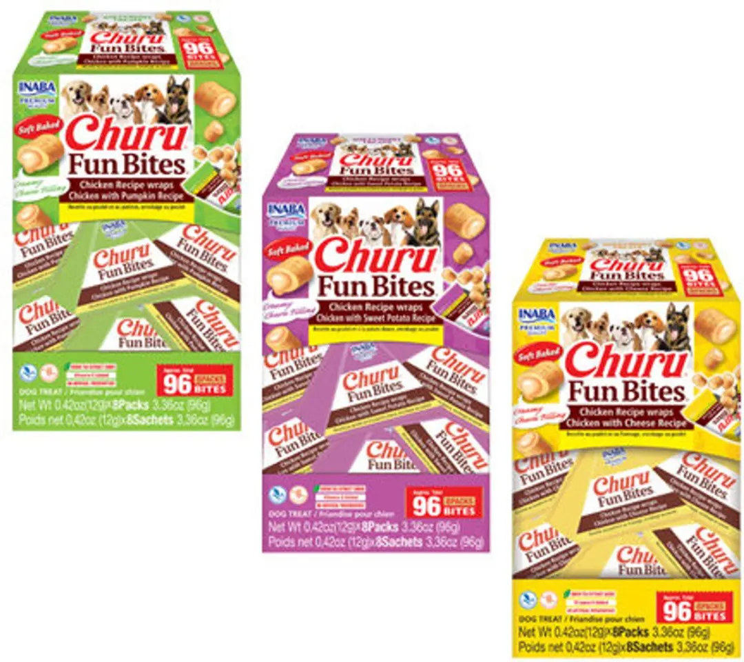 Inaba Churu Fun Bites Kip&Bataat - 8x12g