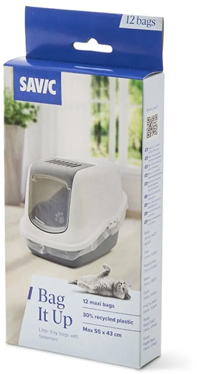 Savic Maxi Kattenbakzakken 12 Stuks
