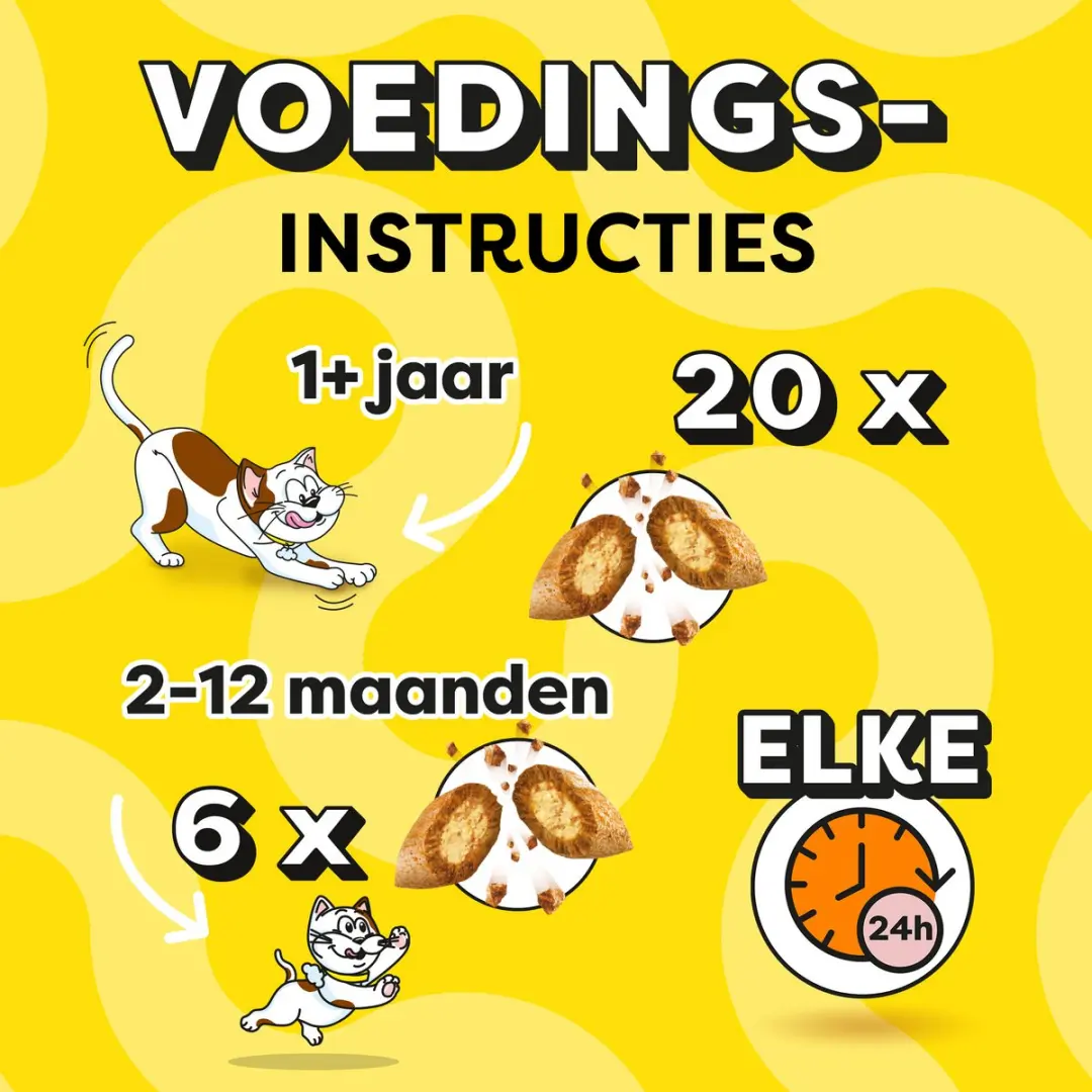 Catisfactions Kaas Kattensnoepjes 6x60g