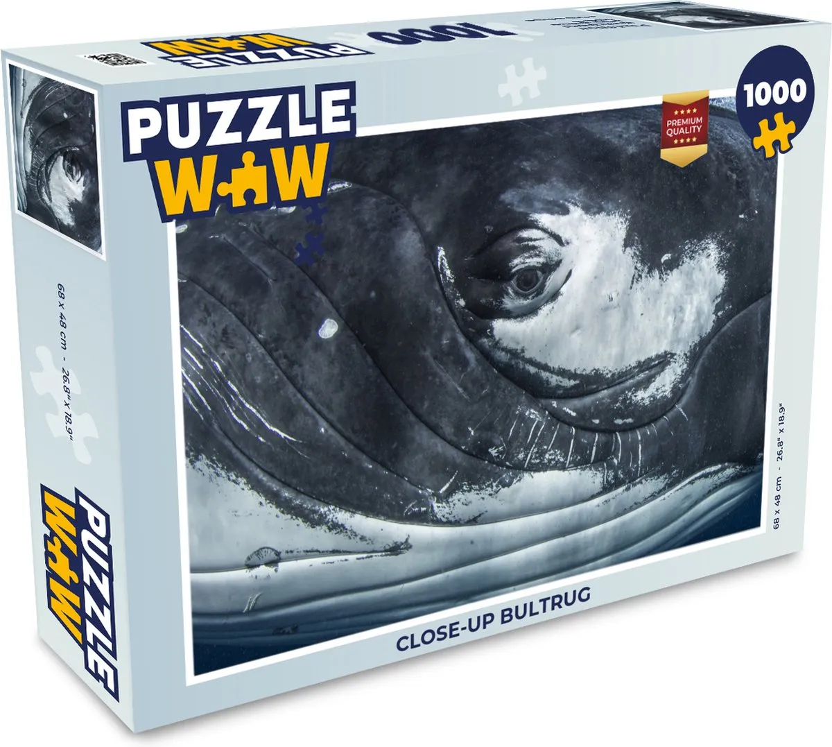 PuzzleWow Close-up Bultrug Legpuzzel 1000 Stuks