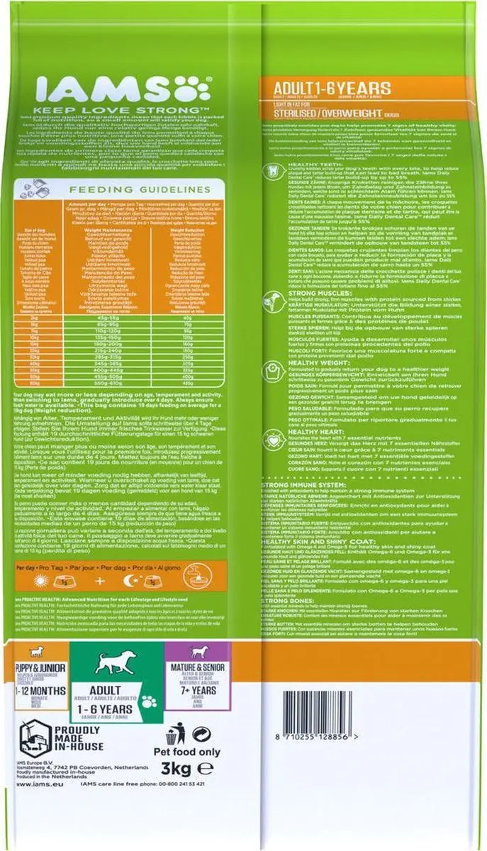 Iams Adult Weight Control Hond 3kg