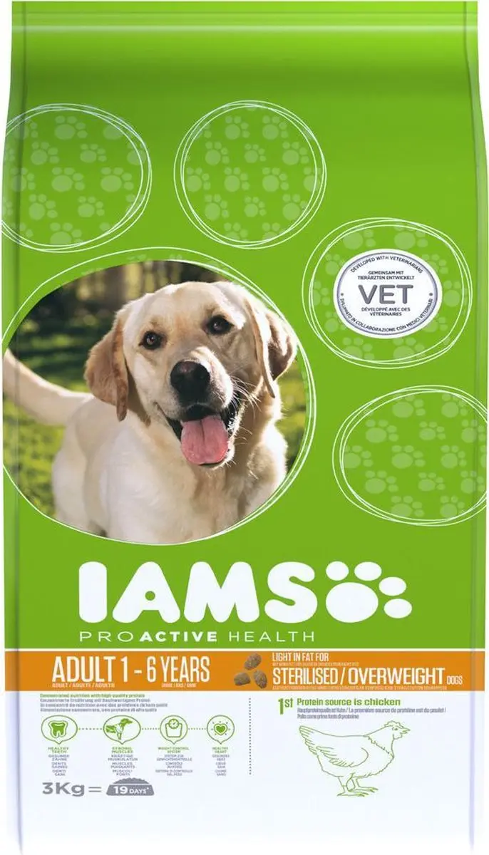 Iams Adult Weight Control Hond 3kg
