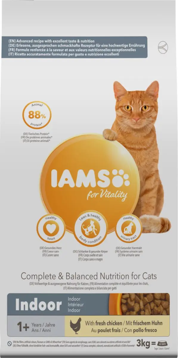 Iams Cat Adult Indoor Kip 3kg