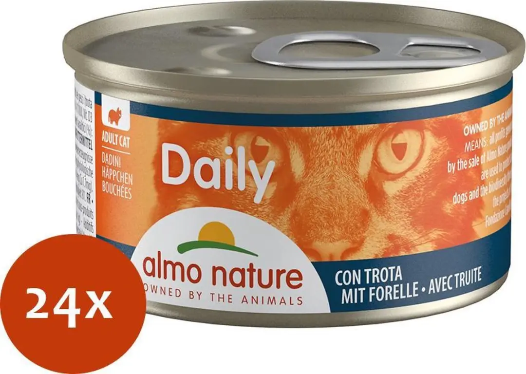 Almo Nature Cat Blik Daily Menu Blokjes 85 g
