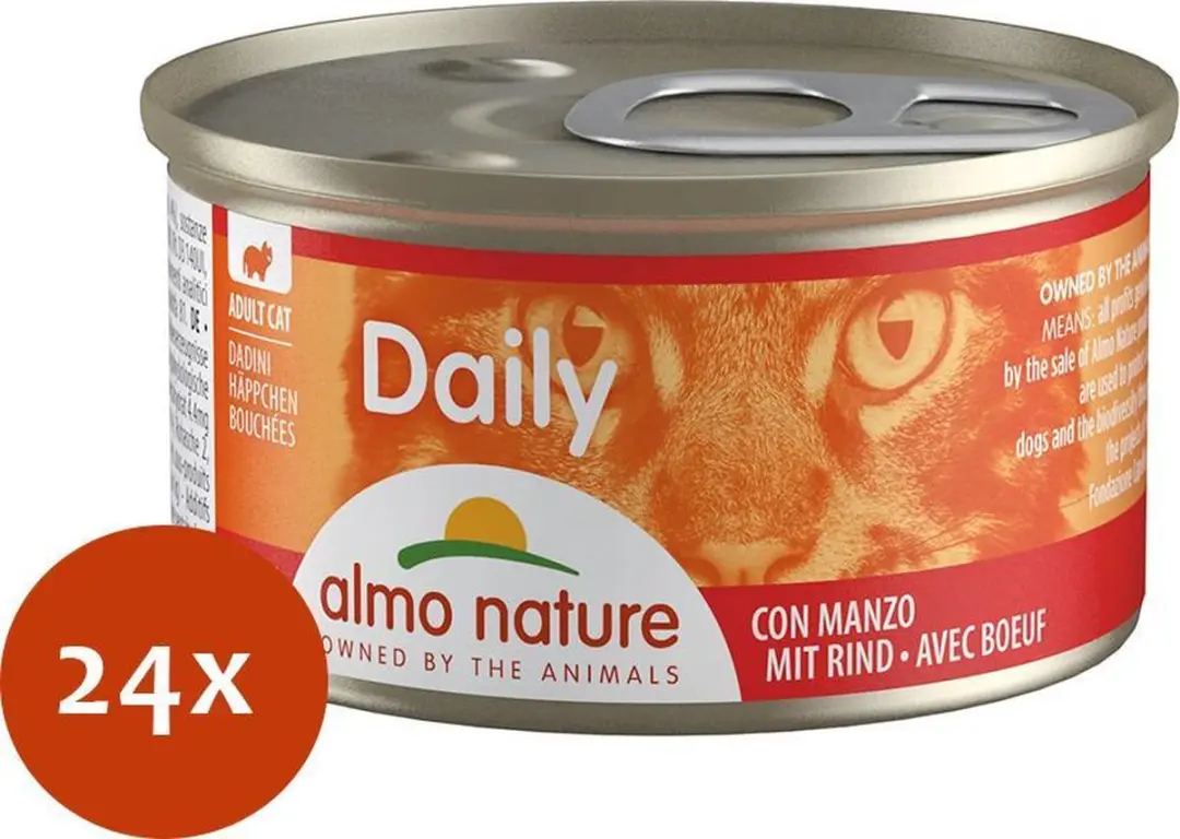 Almo Nature Cat Blik Daily Menu Blokjes 85 g
