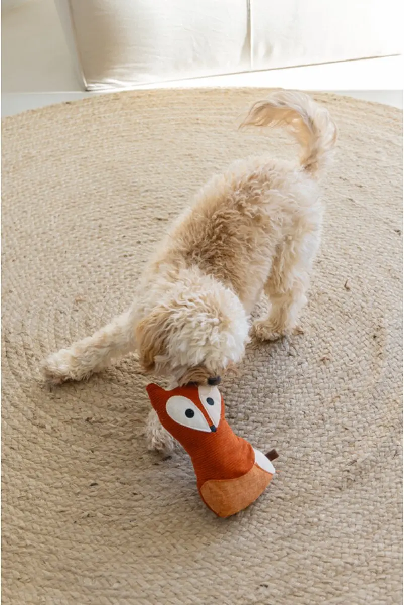 Designed by Lotte Vido Vos Hondenknuffel - 25,5 cm - Oranje