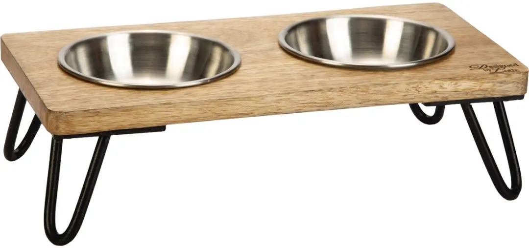 Designed by Lotte Linga Dinerset Kat - 60cm - Hout/metaal
