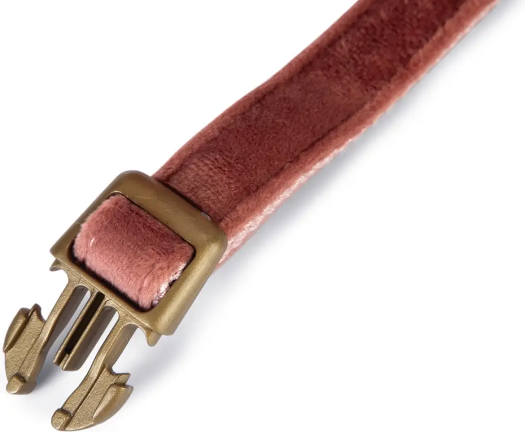 Designed by Lotte Velura Hondenhalsband - Roze - M