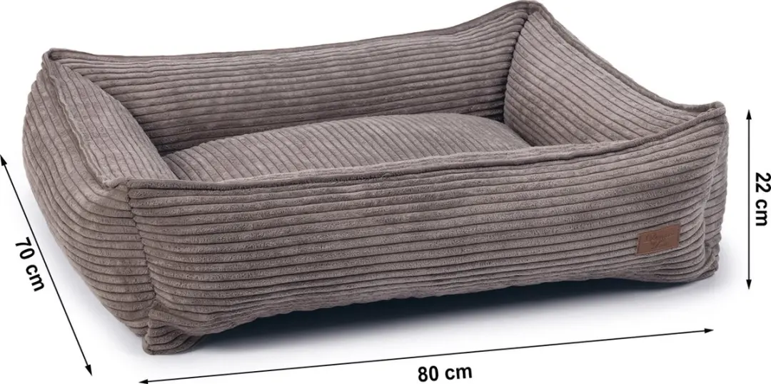 Designed by Lotte Ribbed Hondenmand M - 80x70x22cm