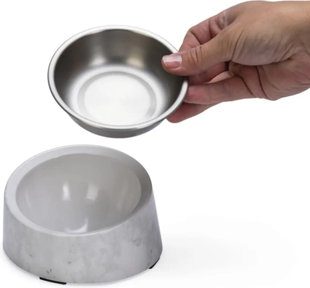 Designed by Lotte Melamine Eetbak Vita - Kat - 160ml - Wit