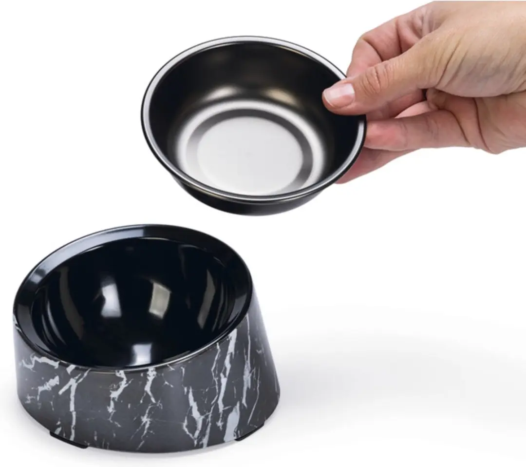 Designed by Lotte Melamine Eetbak Vita - Zwart 160ml
