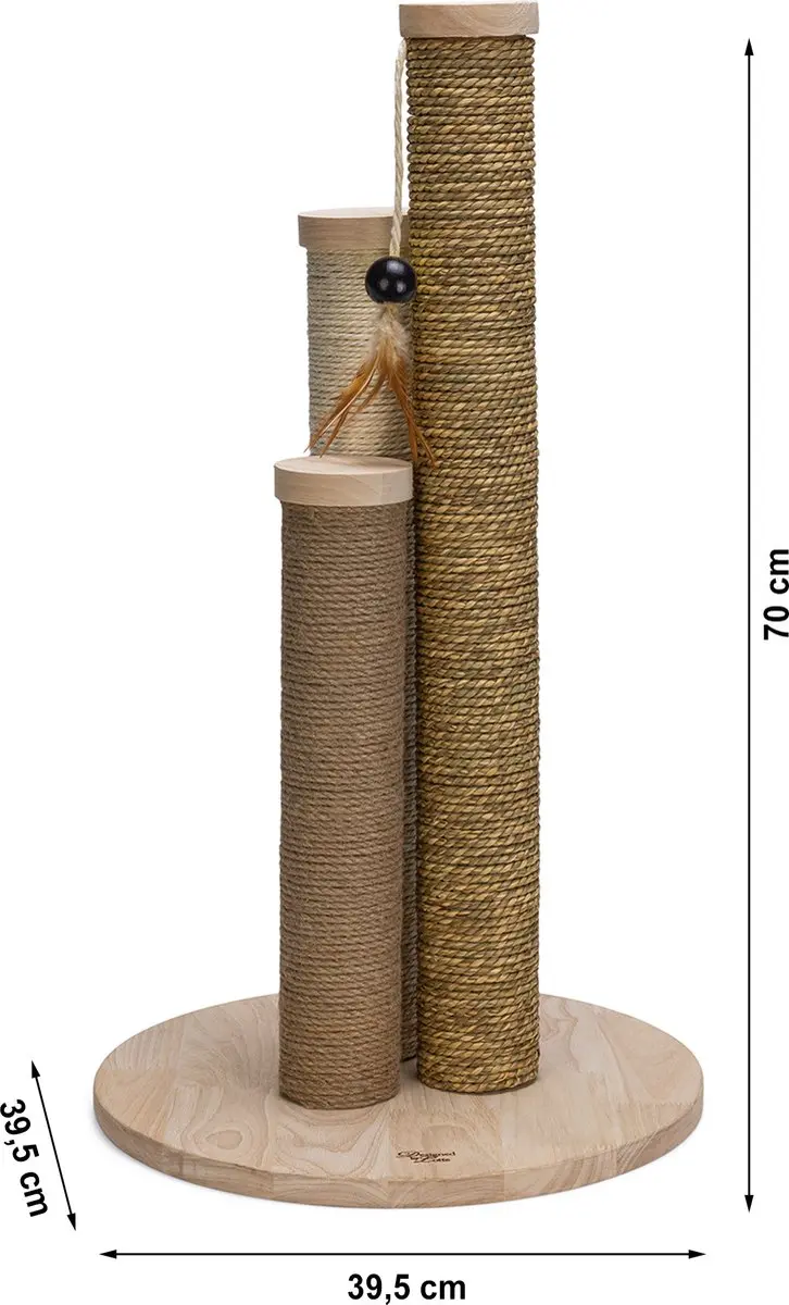 Designed by Lotte Willa Krabpaal 39,5x39,5x70cm - Beige