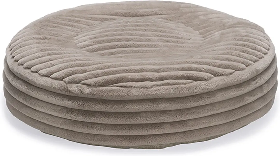 Designed by Lotte Reza Hondenkussen Rond Beige 80x80x20cm