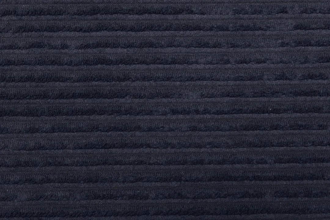 Designed by Lotte Benchkussen Ribbed Orthopedisch Hondenkussen - Antraciet 76x53x8cm