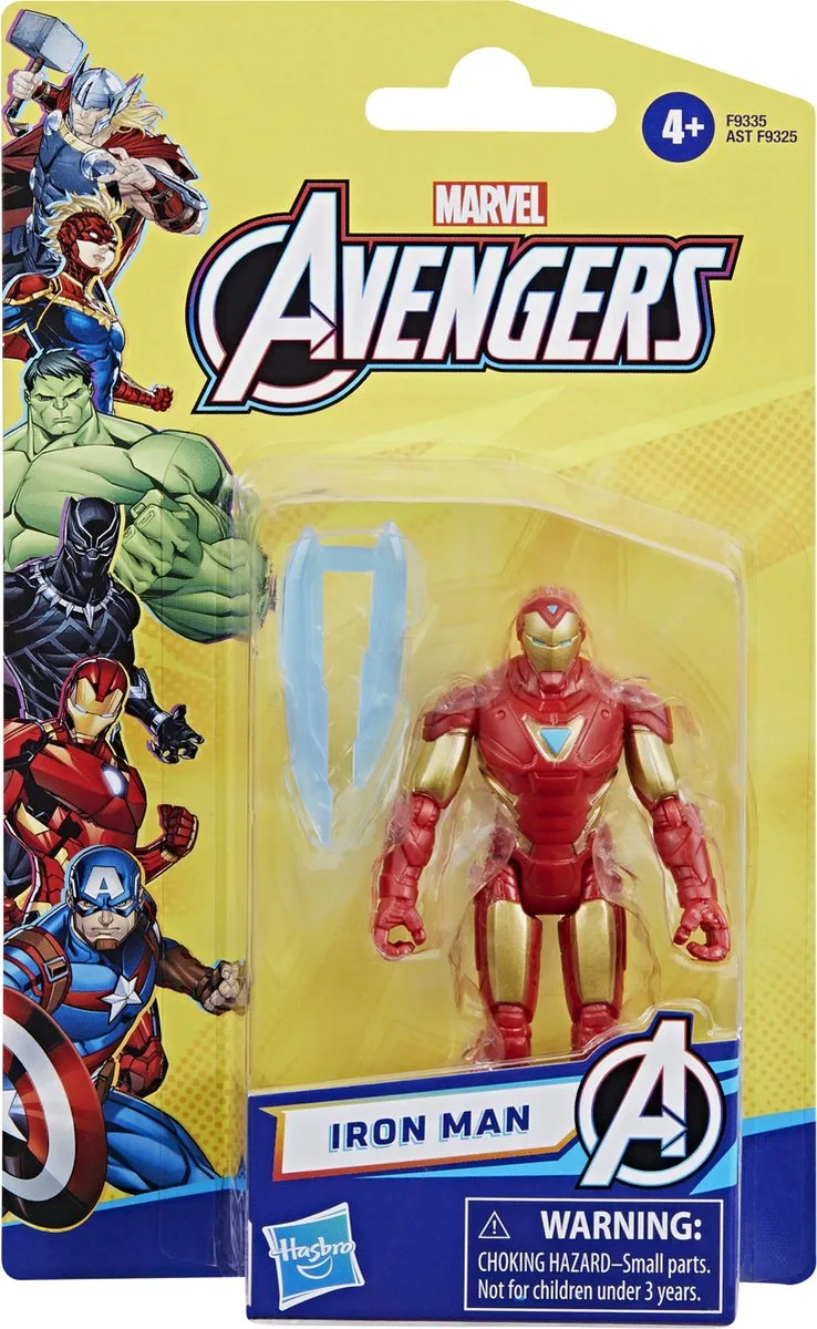 Spider-Man Marvel Avengers Iron Man Figuur 10cm - Iron Man