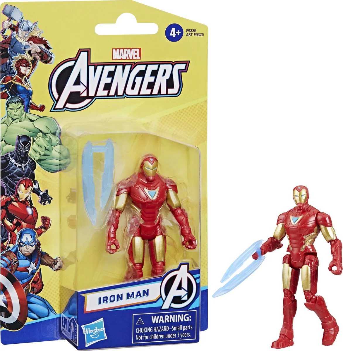 Spider-Man Marvel Avengers Iron Man Figuur 10cm - Iron Man