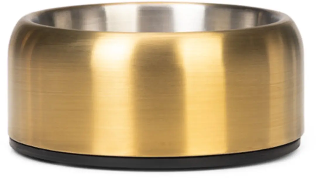 Designed by Lotte Noar Voerbak Hond - Goud 470ml