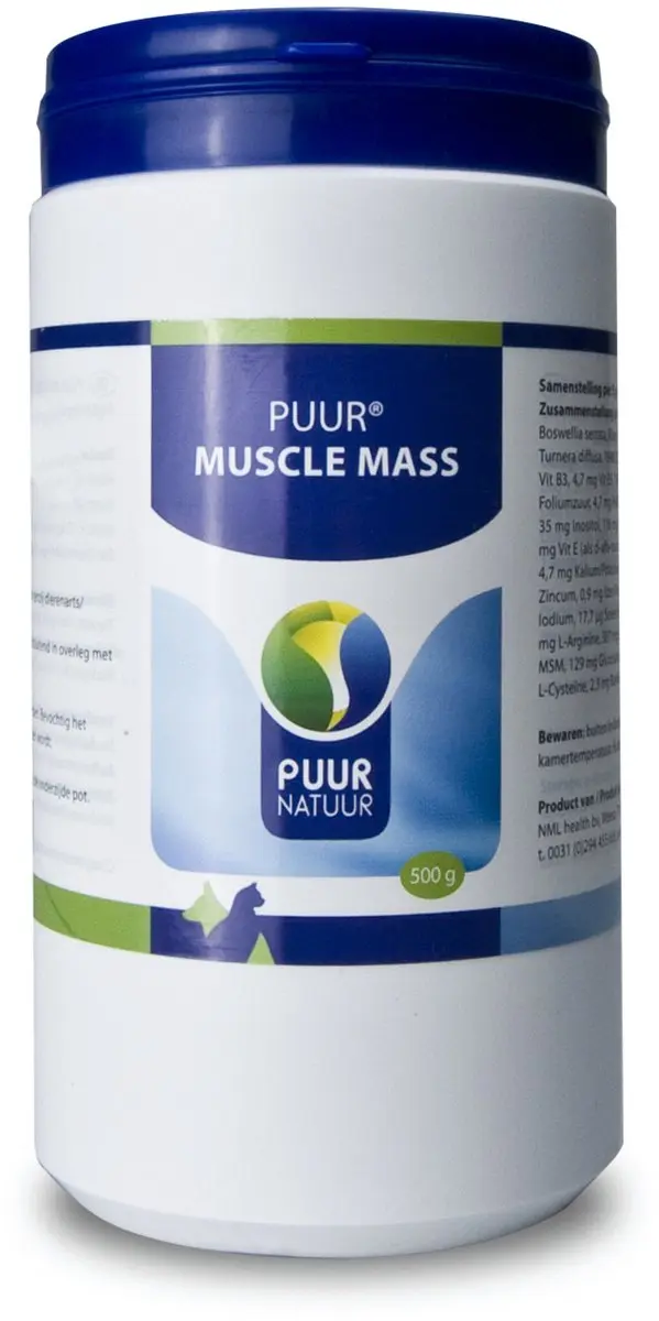 Puur Natuur Muscle Mass Supplement 500g