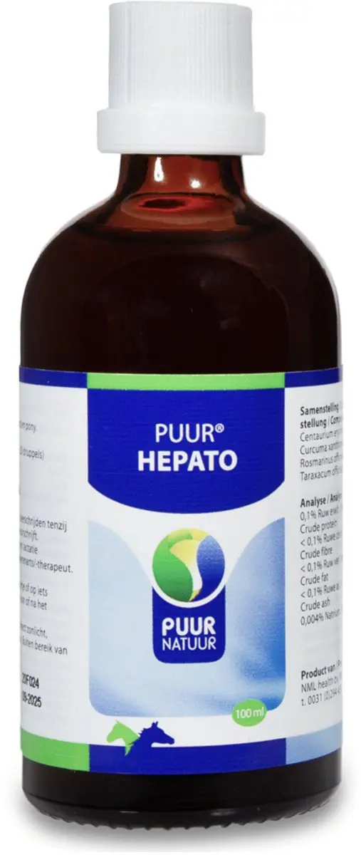 Puur Natuur Hepato Supplement 100ml - Hond/Kat/Paard