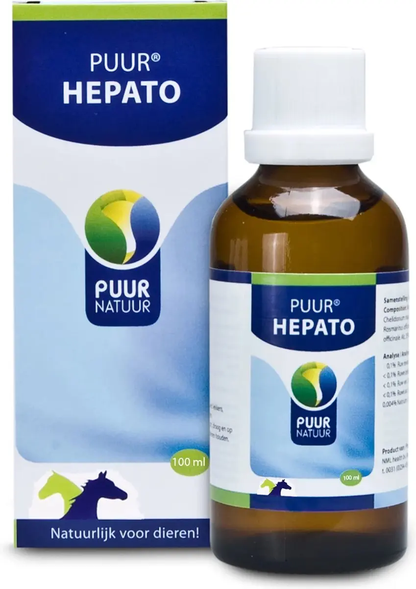 Puur Natuur Hepato Supplement 100ml - Hond/Kat/Paard