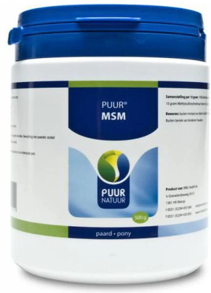 Puur Natuur MSM Supplement 500g - afbeelding 6 van 6