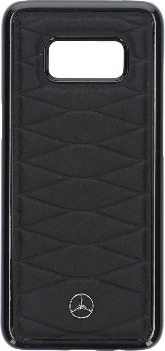 Mercedes-Benz Galaxy S8 Hoesje - Zwart - Leer